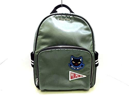 Amazon Co Jp ミュウミュウ Miumiu リュックサック カーキ 黒 マルチ 5bz009 中古 服 ファッション小物