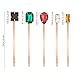 Lurrose Decorative Bobby Pins: 5pcs Colorful Gem Bobby Pins - Hair Clip for Women Hair Accessories (Mixed Style)