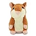 Wua Cute Mimicry Pet Talking Hamster Repeats What You Say Plush Animal Toy Electronic Hamster Mouse for Kids Birthday / Christmas Gift (Brown)
