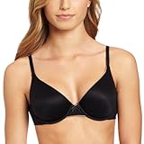 Maidenform Women's Comfort Devotion Demi Bra, Black/Body Beige,36A