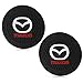 Bocianelli 2 Pcs 2.75 inch Car Interior Accessories Anti Slip Cup Mat for for Mazda 2, 3,5,6, CX-5,CX-7,CX-8,M6, MX5,RX7, RX8, A8, CX9, MX6,R3, M2 M3,M5, etc.