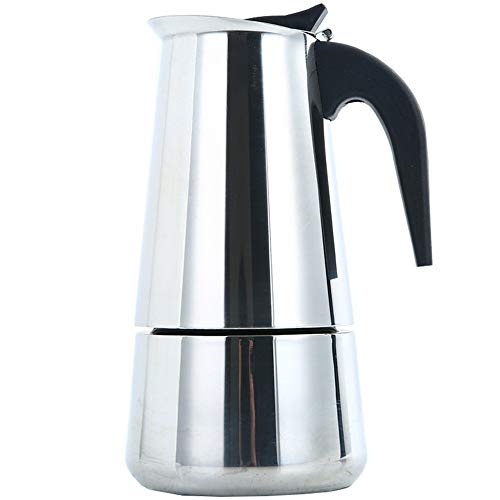 BGROEST Inländische Kaffeemaschine Büro-Kaffeemaschine 9 Tassen 450 ML Lebensmittelqualität Edelstahl Moka…