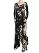 Jay Jay Women Vintage Loose Fit Long Sleeve Split Tie Dye Maxi Long Dress with Pocket