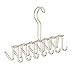 iDesign Classico Closet Organizer Rack for Ties, Belts - 14 Hooks, Satin