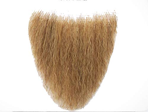 MakupArtist Blond Medium Sized Human Hair Merkin Female Male Pubic Toupee