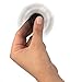 Black Fidget Spinner Toy by Figit Spinz - Hybrid Ceramic Bearings with Caps for Long Fast Spin Speed - Hand Held - Prime ADD ADHD Anxiety Stress Relief Focus - Small EDC Office Ninja - Kids Adults