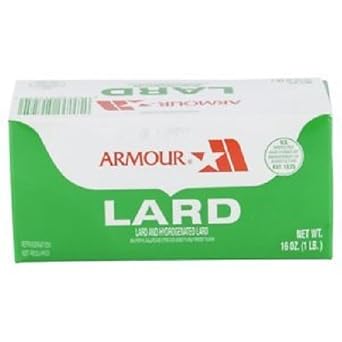 Armour lard 1lb cartons (050100517250)