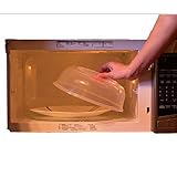 Microwave Cover BPA Free for Food Protective Plate Dish Bowl Cover 10.5inch Cooking Dinner Deep Dome Eco Friendly Plastic Large Safe Pot Collapsible Splatter with Steam &eBook by Easy2Find
