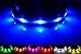 GoDoggie-GLOW - Improved Dog Visibility & Safety - USB Rechargeable LED Dog Safety Collar - 7 Colors & 5 Sizes - Super-Bright LED's Glow & Flash - Connects to Devices to Recharge - Great Fun, Peace of Mind & Safe - Blue Extra Large