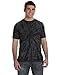 Colortone Adult Spider Tie Dye Tee, Black, Large