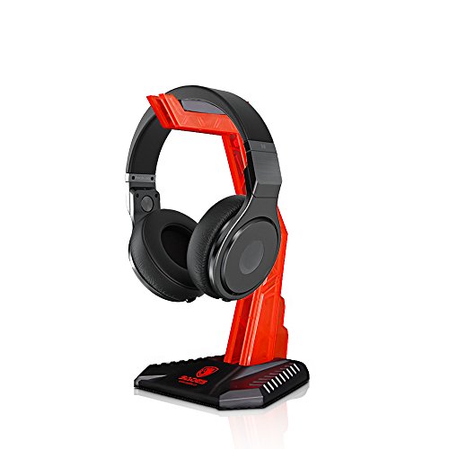 Gaming Headphone Cradle, Headset Bracket Stand Holder, Suitable for Gaming Headset, Head-Mounted Display Rack Headset Hanger Holder for Gamers (Red)