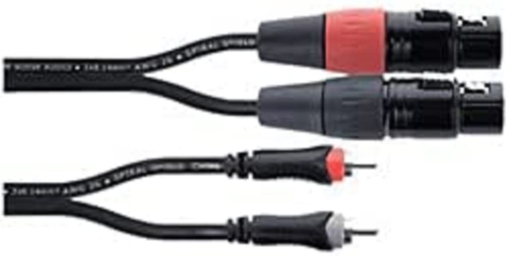 3m Dual XLR Female to RCA Audio Cable