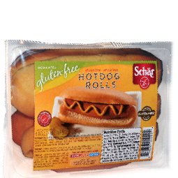 Schar Gluten Free Hot Dog Rolls, 8 Oz Pack (Case of 6) [Misc.]