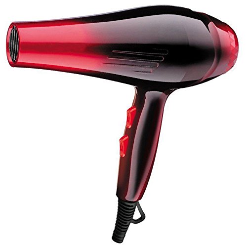 Hair Dryers, Youkexin ABS Negative Ionic 2000W 2000W Faster Hair Dryers With the Wind nozzle (Red)