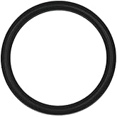 014 Viton O-Ring, 75A Durometer, Black, 1/2" ID, 5/8" OD, 1/16" Width (Pack of 100)