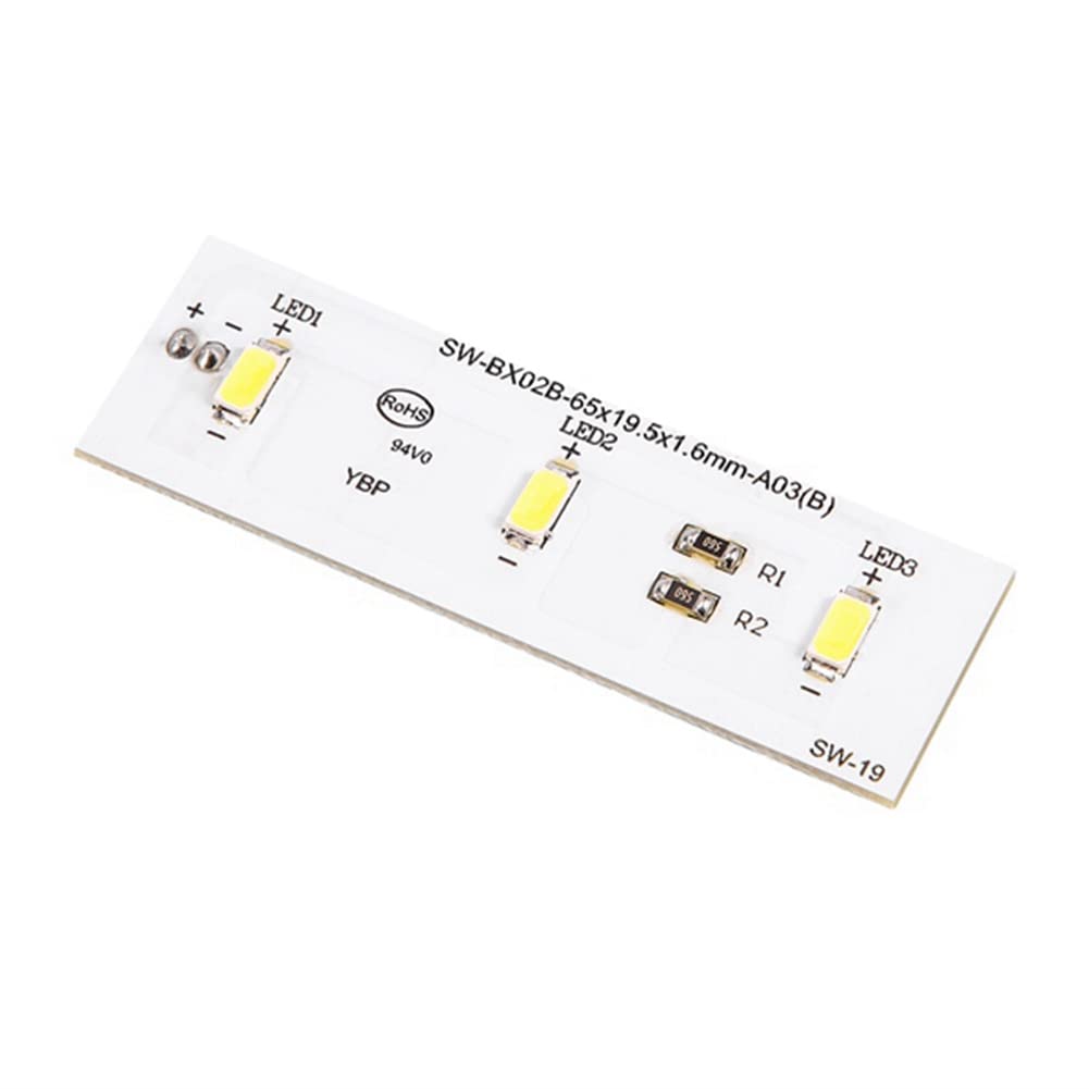 Fawiwpse 2PCS SW-BX02B Refrigerator LED Light Board ZBE2350HCA Light Bar SW-BX02B