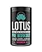 Lotus All Natural Pre Workout Supplement for Men and Women, Natural Flavors and Sweeteners, Vegan, No Caffeine, Hydrate, Pump Enhancer, Improve Performance and Endurance - 30 Servings