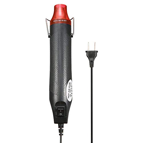 LDK Mini Heat Gun, Electric Phone Repair Tool Compact Hot Air Gun for DIY Shrink Wrap Drying Paint Embossing 110V 300W