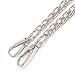 Top Grade 8mm Silver Metal Iron Chains Handbag Lantern Chains Straps Handles Purse Handles Chains Straps 19.7 Inches