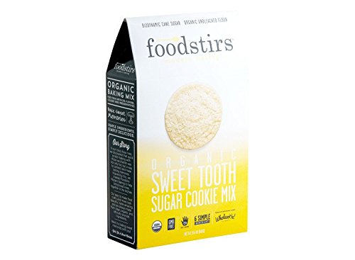 Foodstirs Organic,Non GMO Sweet Tooth Sugar Cookie Mix, Pack of 1