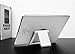 LJM New Portable Foldable Simple Cell Phone Stand Holder for Iphone8 Iphone X Iphone6s Iphone7 Iphone7 plus,Tablet holder For Bedroom,Bathroom,Kitchen,Silver