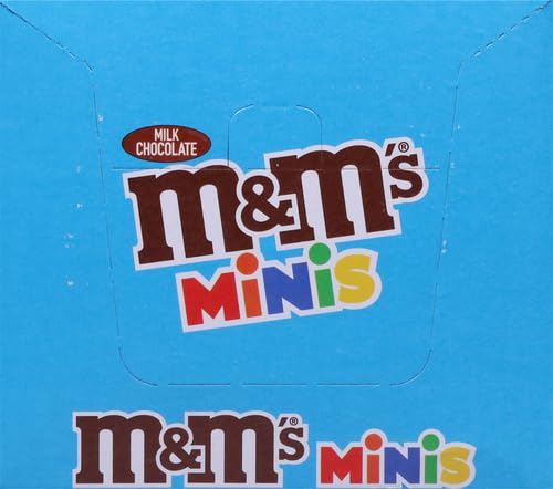M&M’S MILK CHOCOLATE MINIS SIZE CANDY 1.08-OUNCE TUBE 24-COUNT