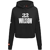 Pro Standard Womens WNBA Las Vegas Aces Classic Player Name And Number Cropped Pullover Hoodie