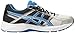 ASICS Men's Gel-Contend 4 Running Shoe, Silver/Classic Blue/Black, 10 M US