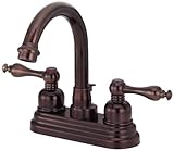 Danze D301255RB Sheridan Two Handle Centerset High Rise Lavatory Faucet, Oil Rubbed Bronze