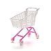 1X Cute Mini Shopping Cart Trolleys Toys for Barbie Best Gift for Baby Girls Pink