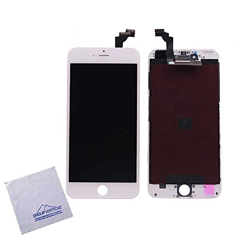 Group Vertical White Touch Screen Digitizer + LCD Assembly For Apple iPhone 6 Plus 5.5 A1522, A1524, A1593