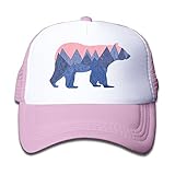 Waldeal Boys and Girls Bear Mountain Youth Toddler Mesh Hats Baseball Trucker Cap