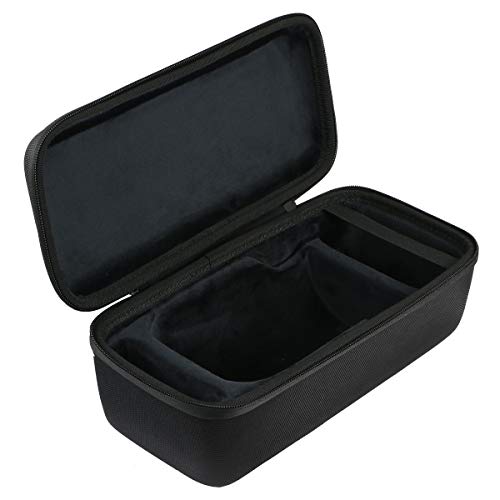 Khanka Hard Travel Case for Bose Portable Smart Speaker.Fits Charging Cradle and Cables.(Square-Black)