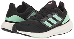 adidas Women's Pureboost 22 Sneaker, Black/Pulse