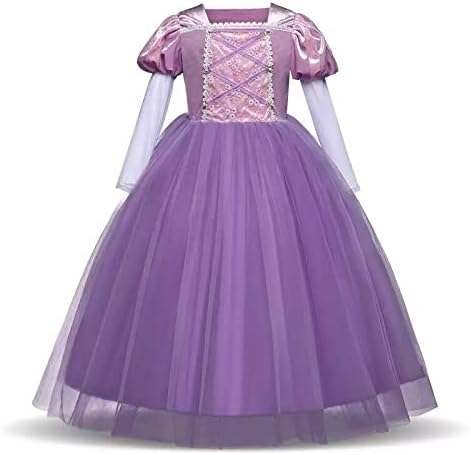Starreed ラプンツェル シンデレラ コスチューム ディズニープリンセスドレス 子供 シンデレラ風 コスチューム 子供服 ロングドレス ワンピース ディズニープリンセス キッズコスチューム ハロウィン コスプレ 誕生日 発表会 110cm B07ycct9ht 1 900円