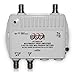 2-Port Bi-Directional Cable TV HDTV Amplifier Splitter Signal Booster with Passive Return Path primary