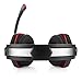 YUNQE Gaming Headset for Xbox One PS4 PC,GM-2 3.5 mm Gaming Headset Over-Ear Headphone Earphone Headband with Microphone LED Light for New Xbox One PlayStation 4 PS4 Laptop Tablet (Red)thumb 4