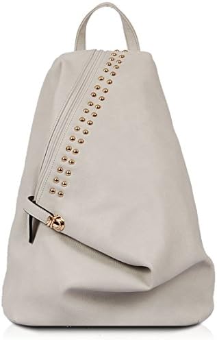 JUSTINE CROSS ZIP BACKPACK (Gray)