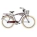 Huffy Bicycles 26647 Men's Deluxe Cruiser Bicycle, Dark Brandywine, 26-In.