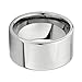 12mm Flat Men's Tungsten Wedding Band