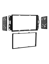 Metra doble DIN Kit de instalación Dash para vehículos 2004 up Pontiac Grand Prix, Negro