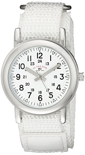 U.S. Polo Assn. Kids' USB75019 Analog Display Analog Quartz White Watch