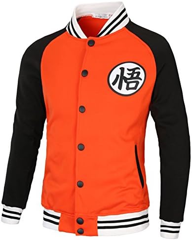 Yangxinyuan Men Hoodie Dragon Ball Z Goku Long Sleeve Casual Sportswear Sweater