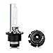 D2S 8000K HID Xenon Headlight Replacement Bulbs 35W High And Low Beam ZRSJ Car Headlights - Pack of 2 (8000k, D2S)