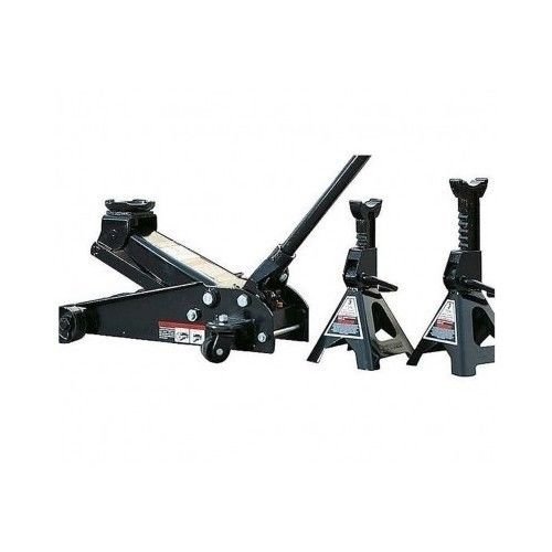 Craftsman 3 Ton Floor Jack, Jack Stands and Creeper Set - Thumbnail 3