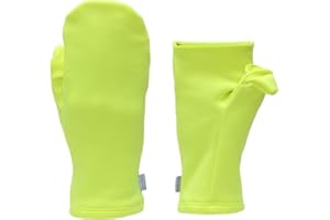 TrailHeads Women’s Fingerless Mittens - Lightweight Convertible Running Mitten
