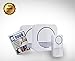 Wireless Doorbell System w/ 1 Push Button & 2 Receivers, Enjoy a Remote Doorbell w/ Wireless Plugin Doorbell Kit, LED Light & 50+ Chimes, Choose Your Sound w/ Great Vibez Modern Wireless Doorbell!