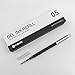Kaco Gel Ink Refills for Retractable Gel Pens, 0.5mm, Fine Point, Bullet Tip, Pack of 10 (Black ink)
