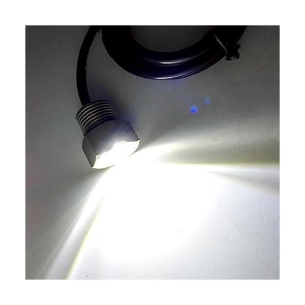 Amarine-White-Cree-LED-Boat-Drain-Plug-Underwater-Light-3WX3W-Garber-fishing-Swimming-Diving-12-NPT-White