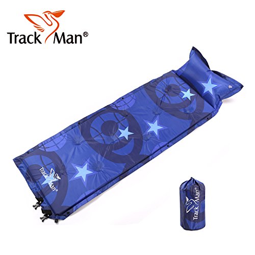 Inflatable Air Sleeping Pad with Built-in Pillow, Lightweight, Waterproof Fabric, Compact and Comfortable, Quick Flow Valve, Thick Outer Skin, Superior Sleeping Pad, for Camping, Hiking, Backpacking - Thumbnail 6